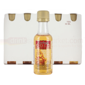 Goslings Gold Seal Rum 10x 5cl Miniature Pack