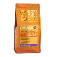 Grumpy Mule Rwanda Musasa - Single Estate Cafetiere Ground Coffee - 227g Bag