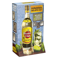 Havana Club Anejo 3 Year Rum 70cl Mojito Kit