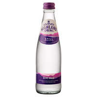 Highland Spring Still Water 24x 330ml Glass Bottles
