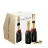 Mini Moet & Chandon Imperial Champagne 6x 20cl + 6 Flutes Gift Set