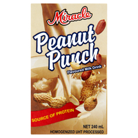 Miracle Peanut Punch Milk Drink 24x 240ml