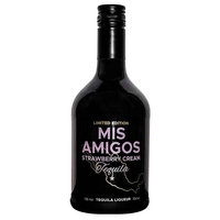 Mis Amigos Strawberry Cream Tequila Liqueur 70cl