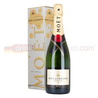 Moet & Chandon Imperial Brut Champagne 75cl Silver Gift Box