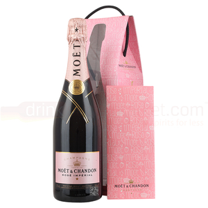 Moet & Chandon Imperial Rose Declare Your Love Gift Set Champagne 75cl