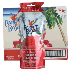 Parrot Bay Berry Daiquiri Frozen Cocktail 9x 250ml