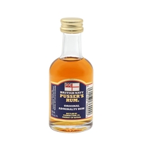 Pussers Blue Label Rum 5cl Miniature