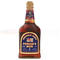 Pussers Gunpowder Proof Black Label Rum 70cl