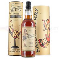 Sailor Jerry - Guyanese Blended Spiced Rum in Gift Tube with Limited Edition Print - 70cl - 40% ABV