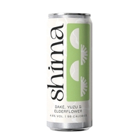 Shima Yuzu & Elderflower Sake Spritz 250ml