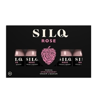 SILQ Rose Strawberry Vodka Cream Liqueur 5x 2cl
