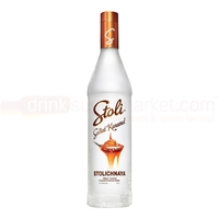 Stoli Salted Karamel Caramel Vodka 70cl