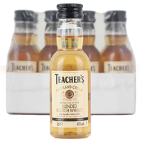 Teachers Highland Cream Whisky 12x 5cl Miniature Pack