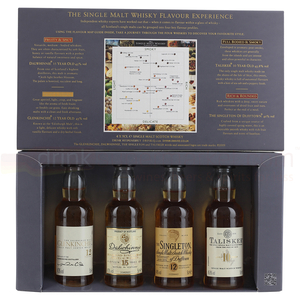 The Single Malt Whisky Experience Pack Whisky 4x 5cl Gift Pack
