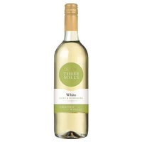 Three Mills Crisp Fragrant White Wine 75cl