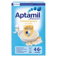 Aptamil 4 Month Creamed Banana Porridge Packet