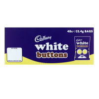Cadbury Buttons White - 48 X 32G