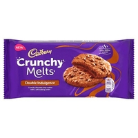 Cadbury Crunchy Melts Double Indulgence Chocolate Filled Cookies