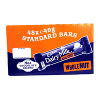 Cadbury Dairy Milk Wholenut - 48 x 45g