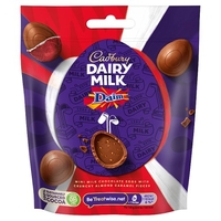 Cadbury Dairy Milk with Daim Mini Eggs Bag