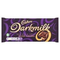 Cadbury Darkmilk Salted Caramel Chocolate Bar