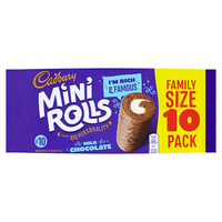 Cadburys Chocolate Mini Rolls 10 Pack