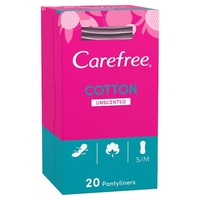 Carefree Wrapped Pantyliners Scented Fresh 20