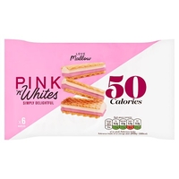 Caxton Pink and White Wafers 6 Pack