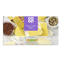 Co Op Ice Cream Wafers 48