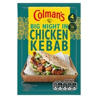 Colmans Big Night In Chicken Kebab Mix Sachet
