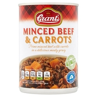 Grants Minced Beef and Carrots