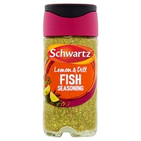 Schwartz Fish Seasoning Jar