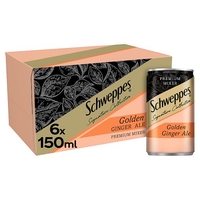 Schweppes 1783 Golden Ginger Ale Cans 6 x 150ml