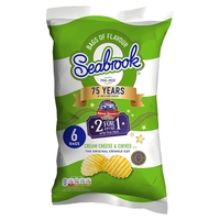Seabrook Cheese & Chive Crisps 6 Pack