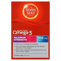Seven Seas Omega 3 Max Strength 30 Capsules