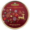 Simpkins Christmas Mixed Fruit Travel Sweets Reindeer Tin