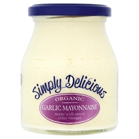 Simply Delicious Organic Garlic Mayonnaise