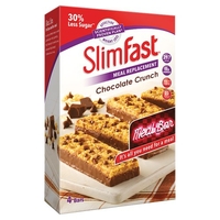 Slim Fast Chocolate Crunch Bars 4 x 60g