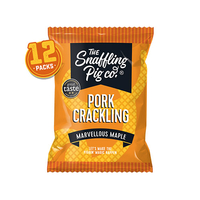 Snaffling Pig Marvellous Maple Pork Crackling 12 x 45g