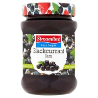 Streamline Reduced Sugar Blackcurrant Jam
