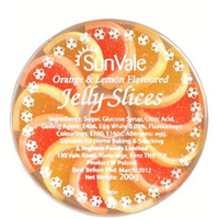 Sunvale Orange and Lemon Flavoured Jelly Slices
