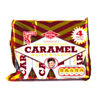 Tunnocks Milk Chocolate Caramel Wafers 4 Pack