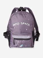 Backpack for Boys,  Into space grey dark solid with design