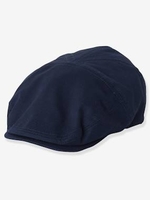 Cap for Boys blue dark solid with design