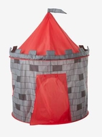 Castle Tent grey medium solid with design