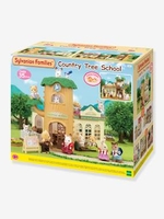 Country Tree School,  by SYLVANIAN FAMILIES brown light solid with design