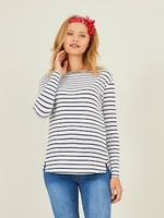 Crossover Top,  Maternity & Nursing Special red stripes