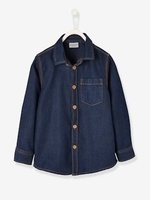 Denim Shirt,  for Boys blue dark solid