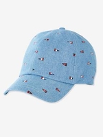 Flags Cap for Boys blue medium all over printed