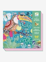 Flamboyant Sequins Images,  by DJECO green medium solid with desig